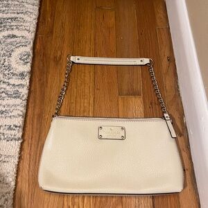 Kate Spade Beige Chain Shoulder Bag
